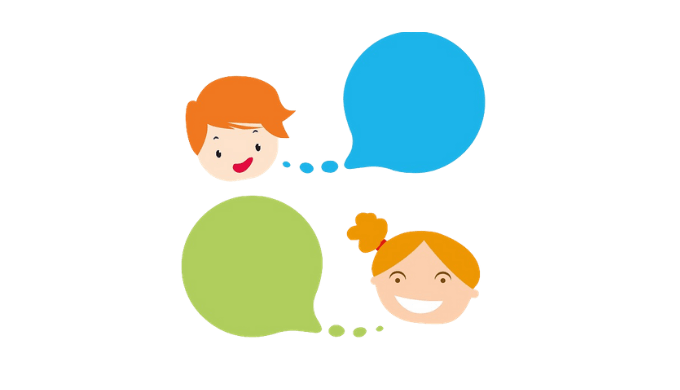 speech bubble, child